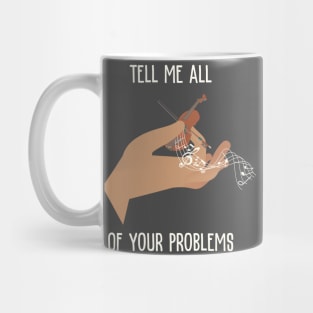 Tiny Violin FRONT & BACK Design Mug